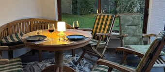 Garden Suite with Sauna, 2 fireplaces, covered terrace & pizza oven