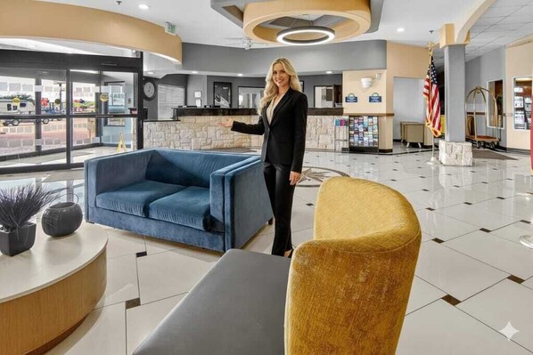 Lobby sitting area