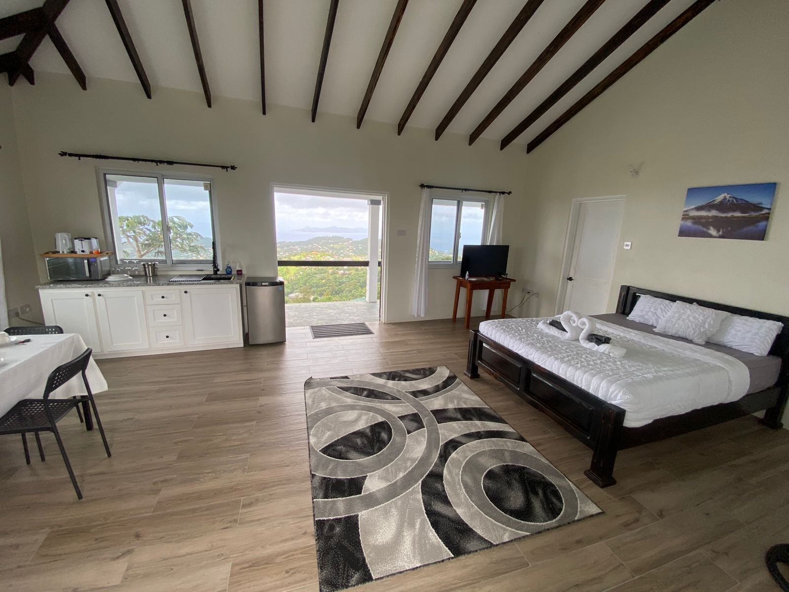 Suite Confort, patio, vistas al mar | Zona de estar