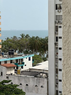 Blick von der Unterkunft