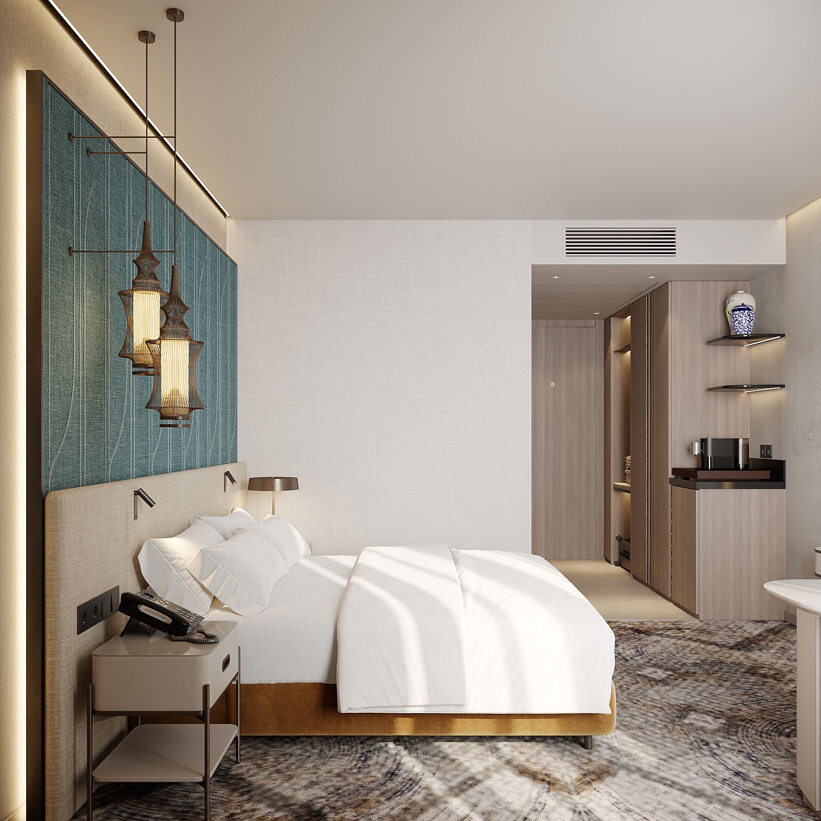 客房内保险箱、遮光窗帘、熨斗/熨衣板、免费 WiFi