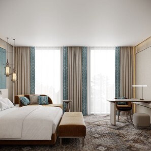 Superior Room, 1 King Bed | In-room safe, blackout drapes, iron/ironing board, free WiFi