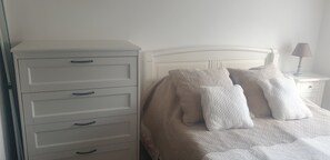 1 bedroom, iron/ironing board, travel crib, free WiFi
