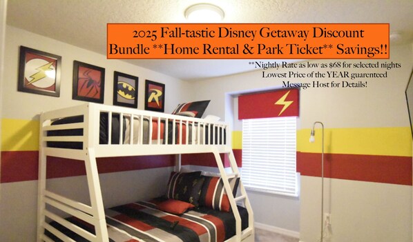 5 slaapkamers, een strijkplank/strijkijzer, wifi, beddengoed