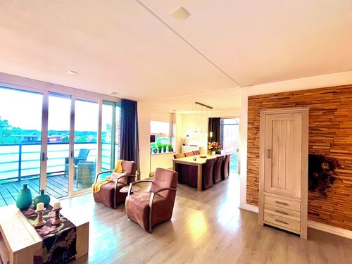 Comfortable condo with large outdoor living space in vibrant Veldhoven near ASML