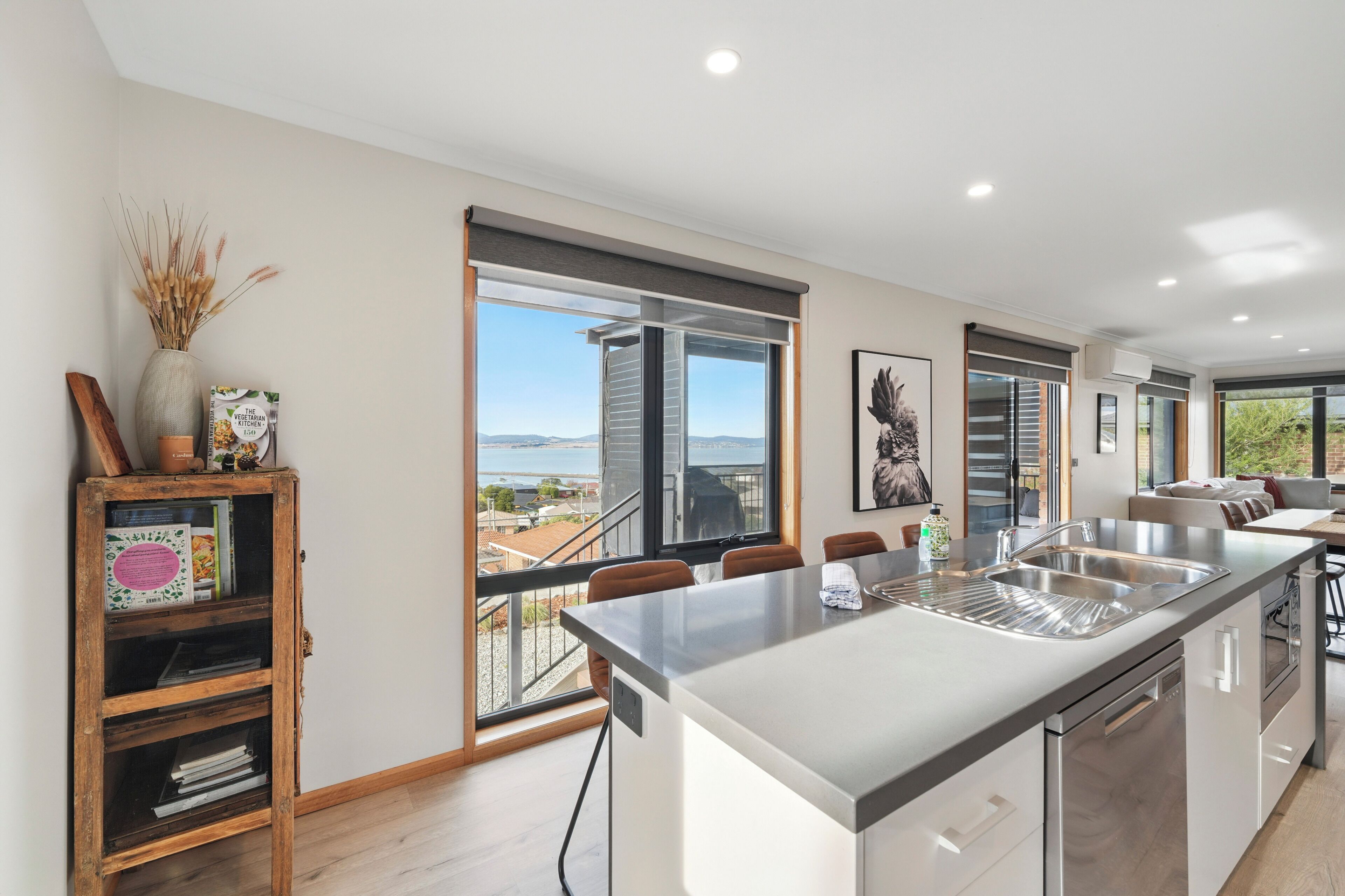 Comfort House, Bay View | Private kitchen | Coffee/tea maker, electric kettle, spices, dining tables