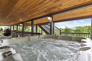 Idromassaggio all'aperto