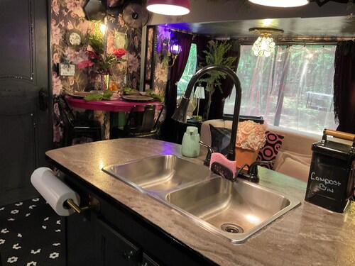 Storms passing luxurious RV