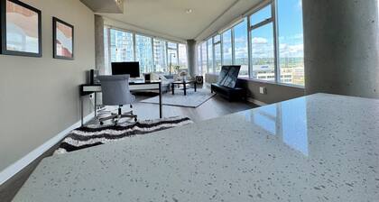 high rise - 1BR Experience: Modern,LivingPool+Gym