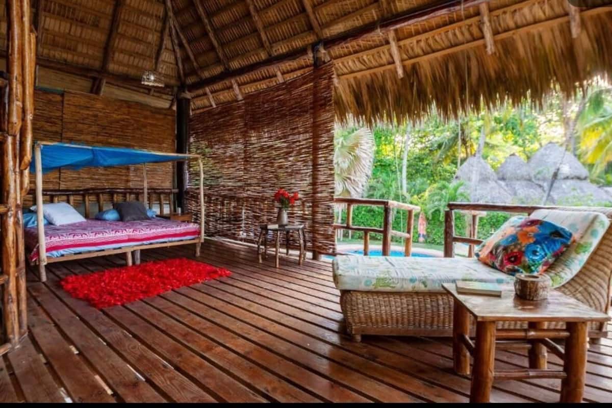 Family Bungalow, Balcony, Beach View | In-room safe, free WiFi