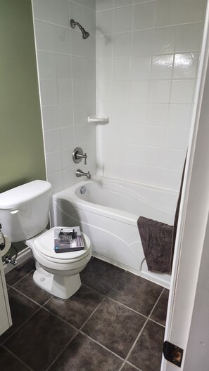 Towels, soap, toilet paper