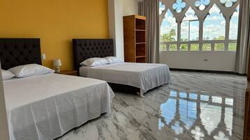 Double Room, Garden View | Desk, laptop workspace, free WiFi