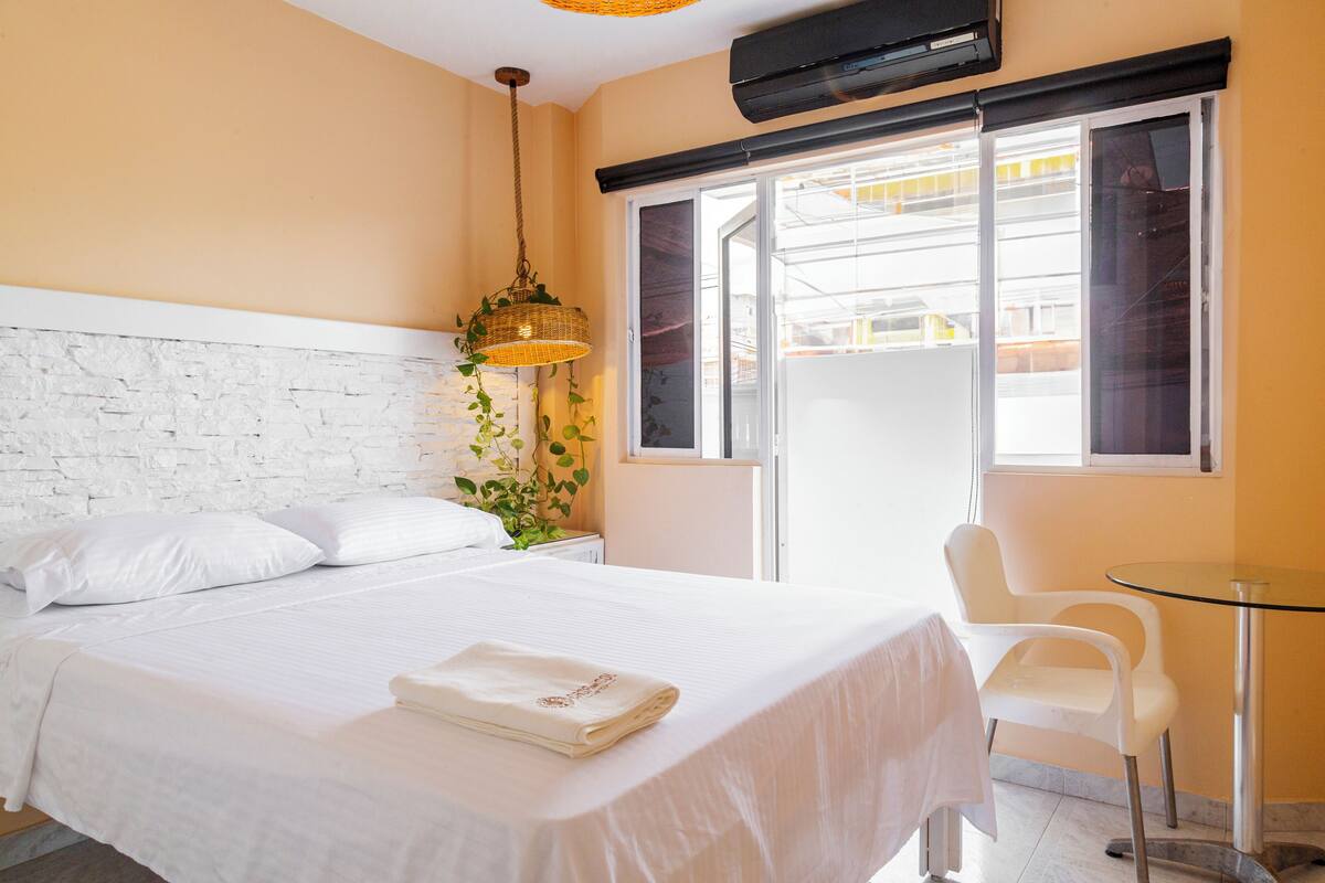 Basic Double Room, Balcony, City View | Desk, laptop workspace, iron/ironing board (on request), WiFi (free)
