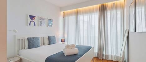 2 sovrum, strykjärn/strykbräda, resesäng och wi-fi