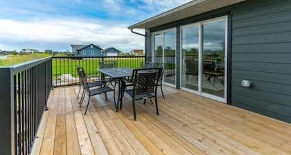 New waterfront- 5 bedroom home
