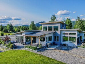 Exterior - Luxury Home on the Kootenai River with Panoramic Cabinet Mountain Views (Libby)