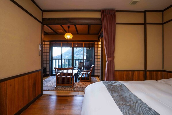 Deluxe Double Room, Balcony, Sea View | In-room safe, free WiFi - KIRI NO KAHORI SAKURA (Kawazu)