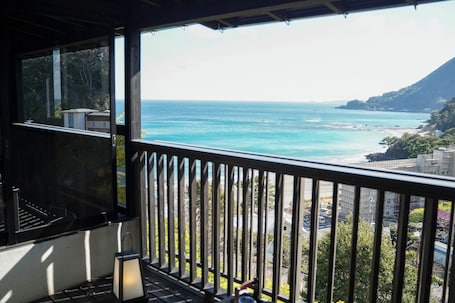 Deluxe Double Room, Balcony, Sea View | Beach/ocean view