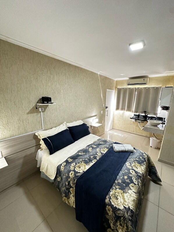 1 habitación, wifi gratis y ropa de cama