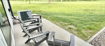 Modern 3-Story Condo Across from Arnold’s Park – Walk to Fun, Lake, & Dining!