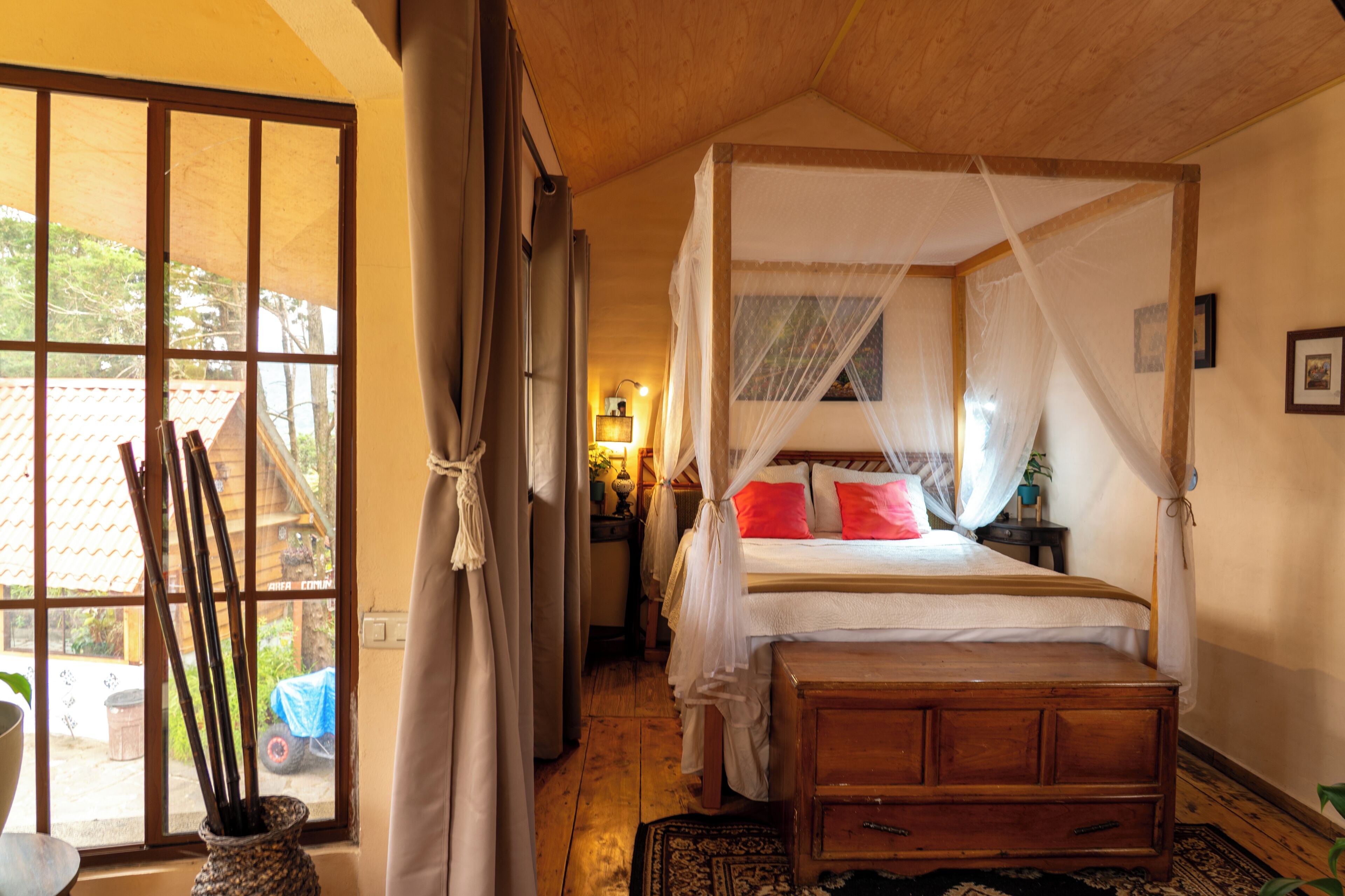 Individually decorated, individually furnished, blackout curtains