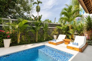 Deluxe Δωμάτιο, Ιδιωτική Πισίνα, Στον κήπο | Ιδιωτική πισίνα