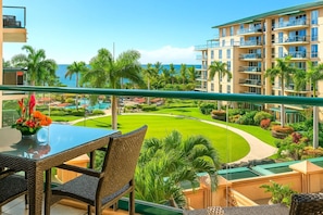 Terrace/patio - Honua Kai Hokulani Collection by KBM - 2 Units on same floor (423/424) (Kaanapali)