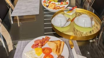 Daily English breakfast (USD 15 per person)