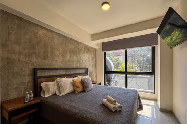 Blackout drapes, iron/ironing board, free WiFi