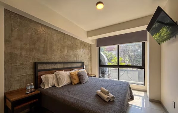 Blackout drapes, iron/ironing board, free WiFi - IHost Departamentos (Guadalajara)