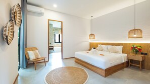 Villa, 4 Bedrooms, Pool View | Desk, laptop workspace, bed sheets - Elephant Villas Estate (Ubud)