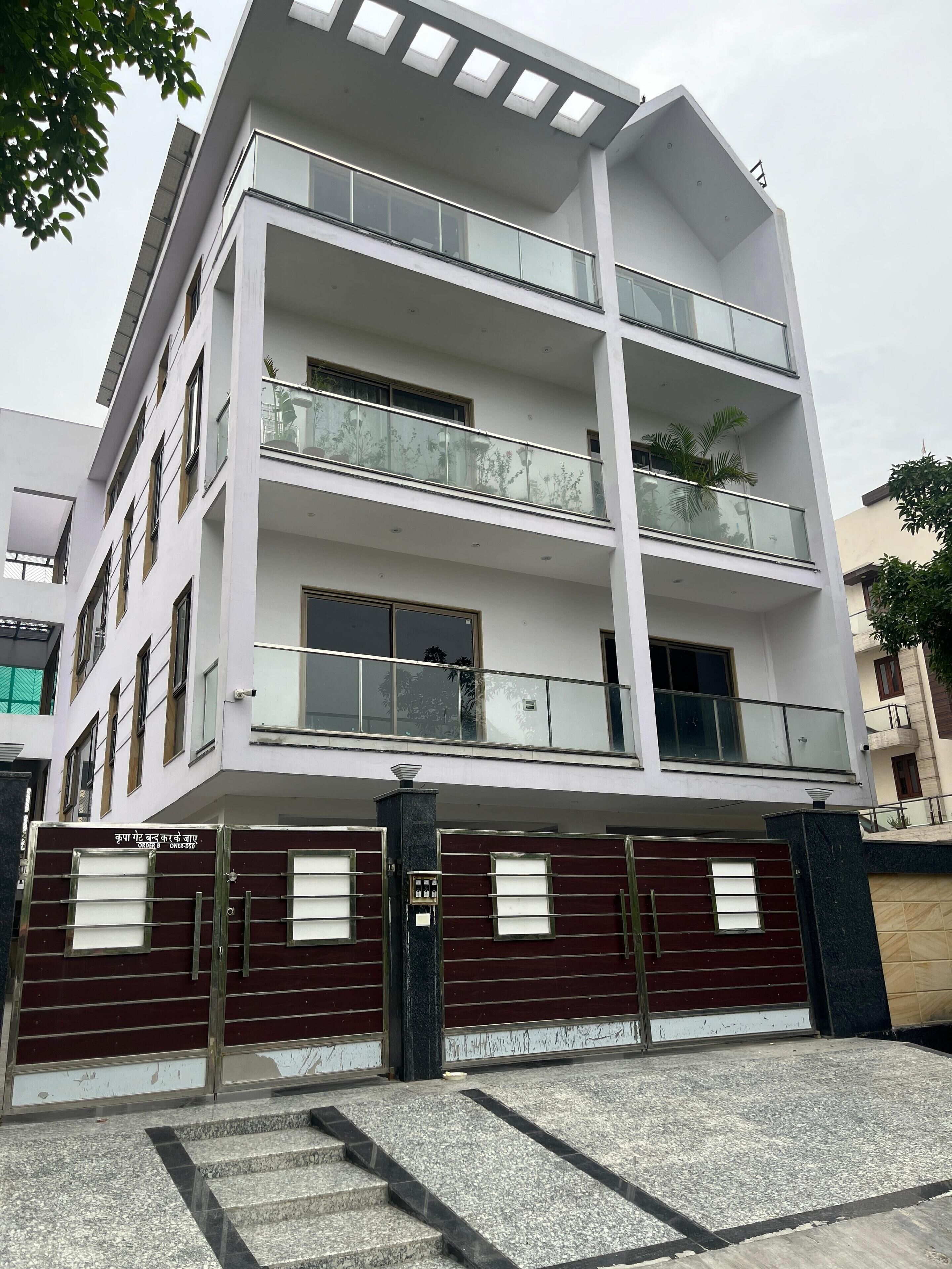 Façade de l’hébergement