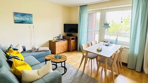 Smart TV, books - Cozy vacation apartment in the beautiful Ostdorf on Baltrum! Pet friendly! (Baltrum)