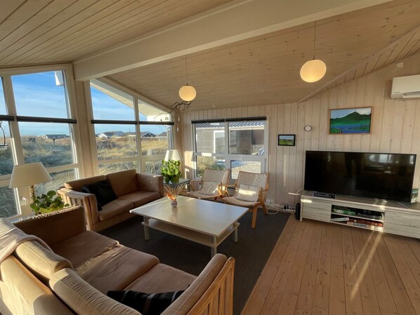 TV, fireplace, DVD player