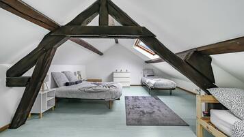 4 chambres, fer et planche Ă repasser, Wi-Fi, draps fournis