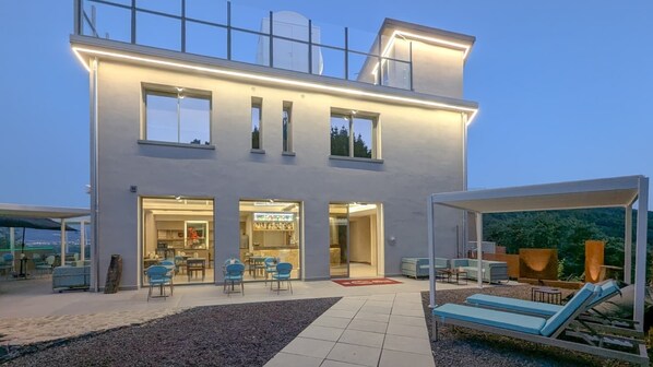 Voorkant van accommodatie