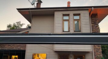 Konaklama yerinin ön cephesi