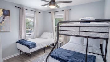 2 makuuhuonetta, silitysrauta/-lauta, Wi-Fi, vuodevaatteet