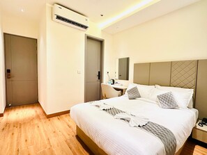 Standard Double Room, 1 Queen Bed | Desk, laptop workspace, free WiFi - Hotel Ritvis Elite (Bengaluru)