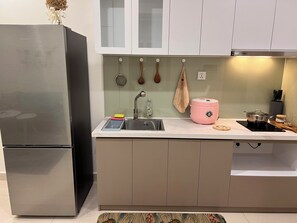 Private kitchen - Vinhome Grand Park Homestay-HappyStay (Ho Chi Minh City)