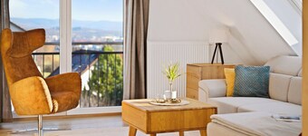 Komfort küsst Natur Skyline Ferienwohnung Goldbach