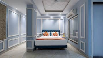 Habitación superior | Ropa de cama de alta calidad, minibar y insonorización
