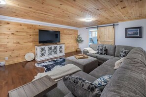 Fernseher, Kamin