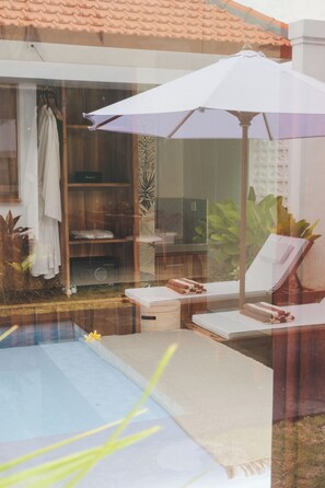 Habitación doble Deluxe, vista al jardín | Vista desde la habitación