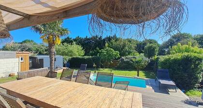 House with heated pool Soulac 4bed near Ocean