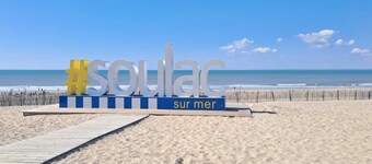 House with heated pool Soulac 4bed near Ocean