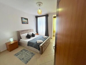 Appartement | 1 slaapkamer, een strijkplank/strijkijzer, gratis wifi, beddengoed
