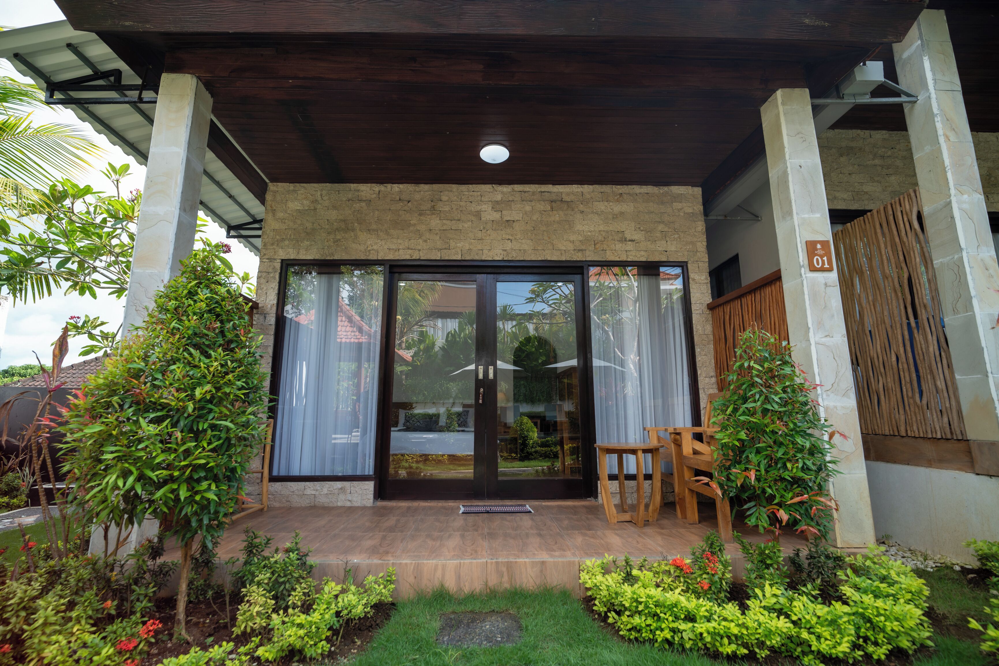 Dobbeltrom – deluxe | Terrasse/patio