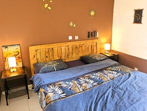 1 quarto, roupa de cama