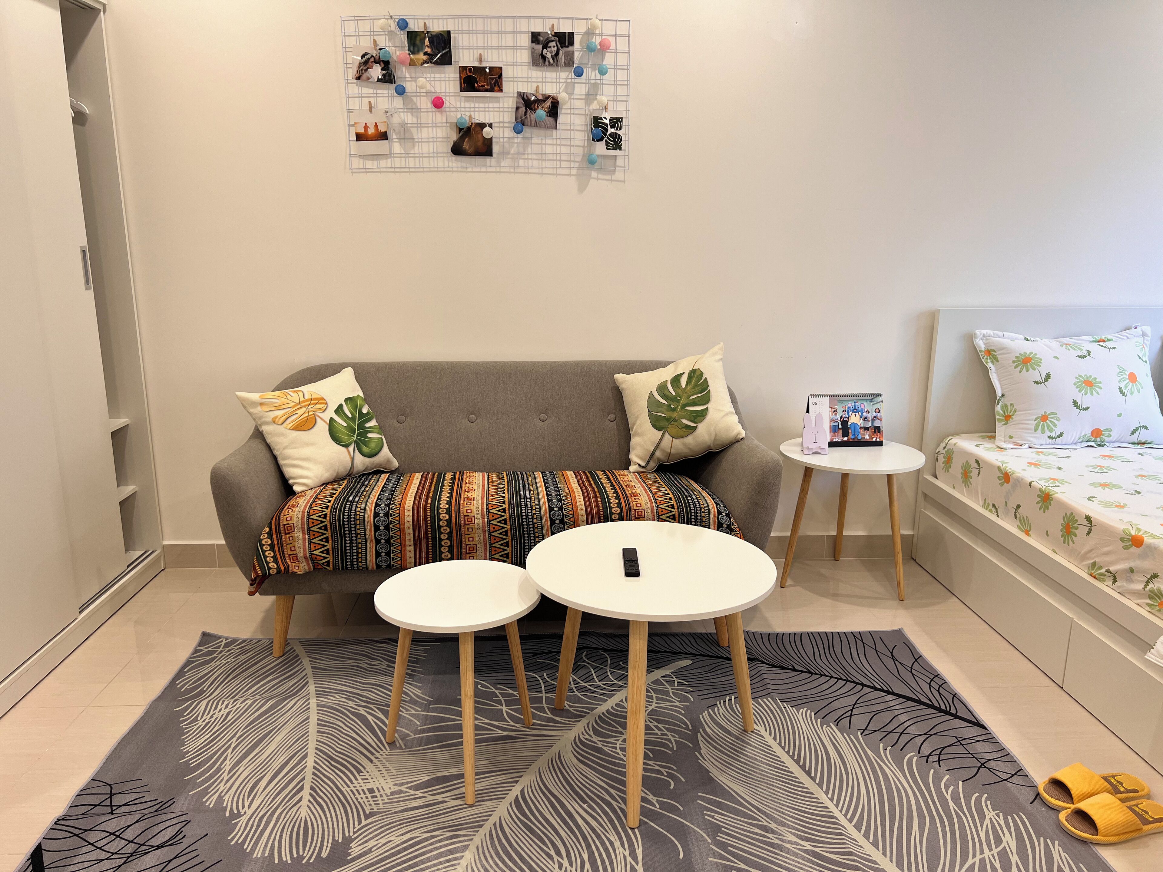 Apartment, Balcony, Pool View | Hypo-allergenic bedding, desk, soundproofing, iron/ironing board